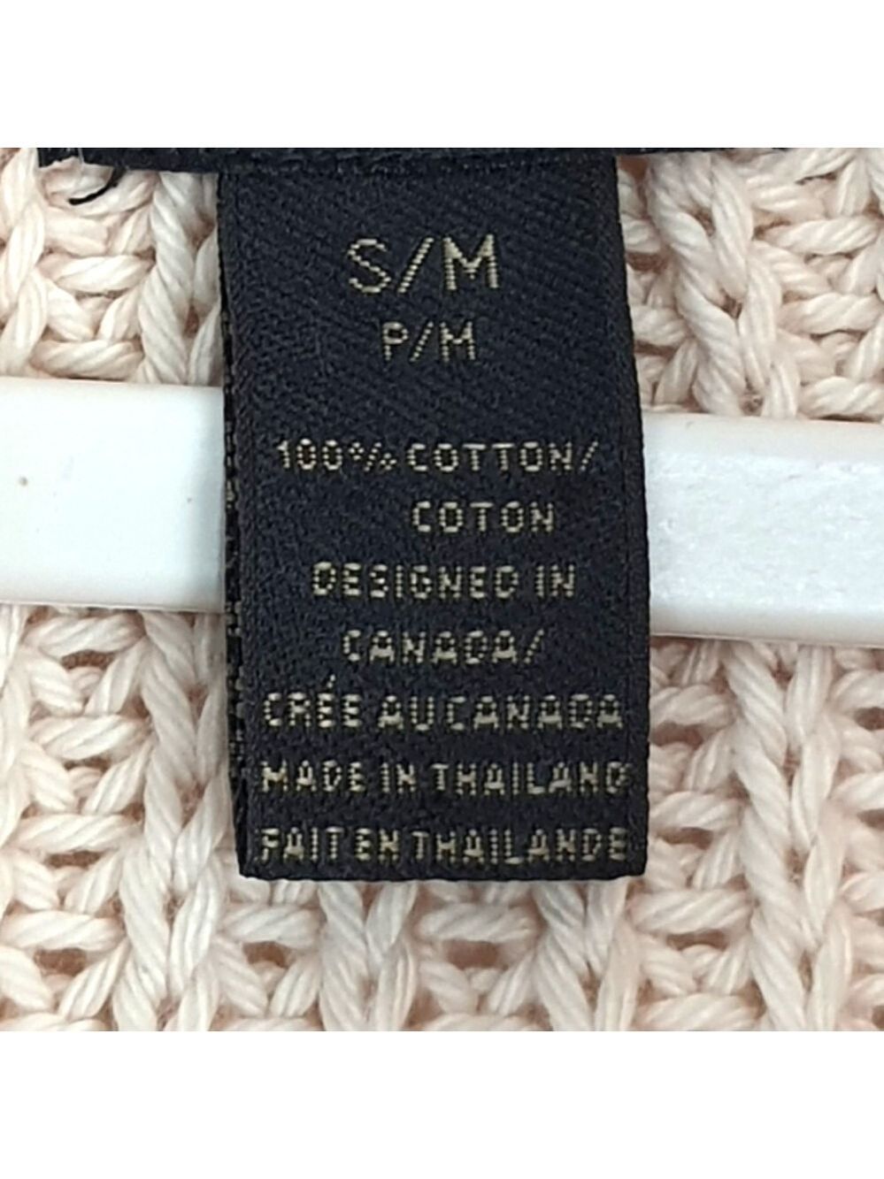 Pure Handknit Katherine Sweater Poncho Womens S/M Cream SS Oversized - Picture 3 of 14